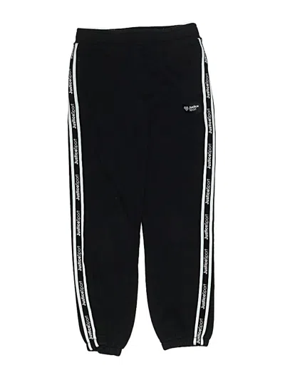 Pre-owned Justice Kids' Track Pants In Black