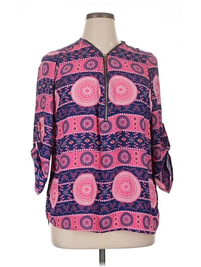 Justify 3/4 Sleeve Blouse In Pattern