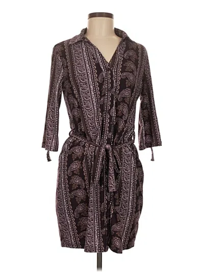 Pre-owned Justify Casual Dress In Brown