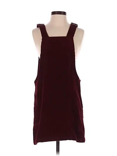 Pre-owned Justify Casual Dress In Burgundy