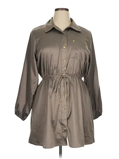 Pre-owned Justify Casual Dress In Gray