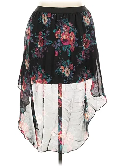 Pre-owned Justify Casual Skirt In Black