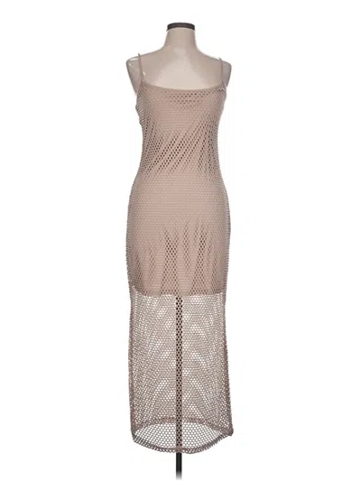 Pre-owned Justify Cocktail Dress In Tan