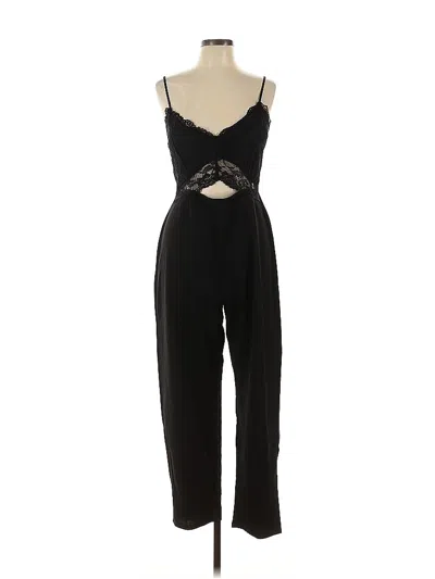 Pre-owned Justify Jumpsuit In Black