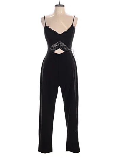 Pre-owned Justify Jumpsuit In Black