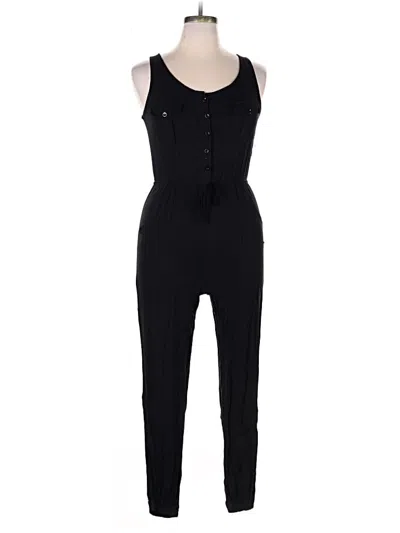 Pre-owned Justify Jumpsuit In Black