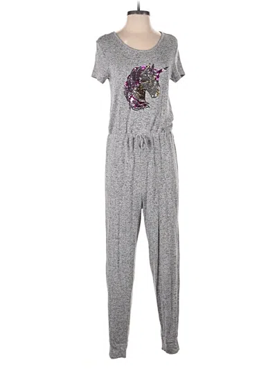 Pre-owned Justify Jumpsuit In Gray