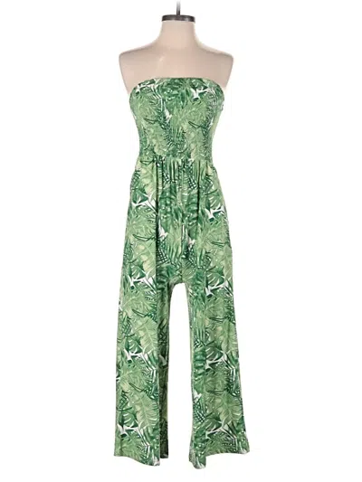 Pre-owned Justify Jumpsuit In Green