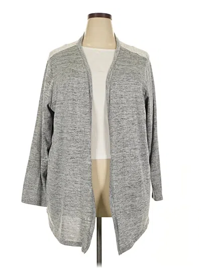 Pre-owned Justify Kimono In Gray