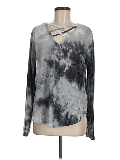 Pre-owned Justify Long Sleeve T-shirt In Gray