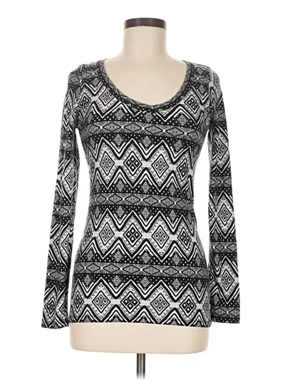 Pre-owned Justify Long Sleeve T-shirt In Silver