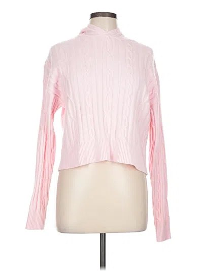 Pre-owned Justify Long Sleeve Turtleneck In Pink
