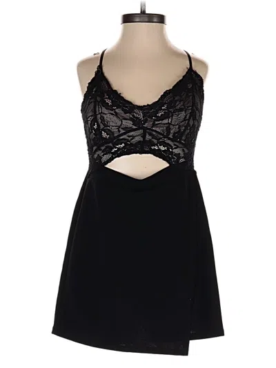 Pre-owned Justify Romper In Black