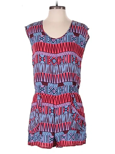 Pre-owned Justify Romper In Blue