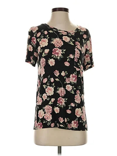 Pre-owned Justify Short Sleeve T-shirt In Black
