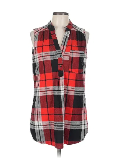 Pre-owned Justify Sleeveless T-shirt In Red