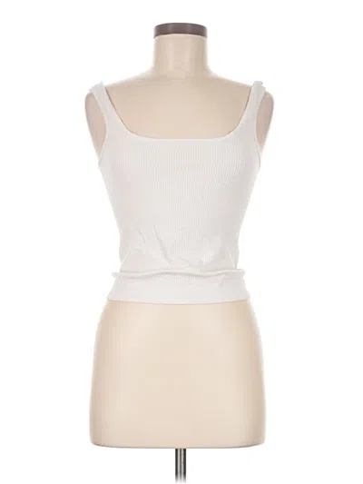 Pre-owned Justify Tank Top Ivory Strapless Neckline Tops