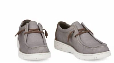 Justin & Taylor Men's Hazer Textile Shoes In Grey In Gray