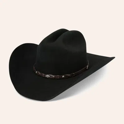 Justin Black Lonestar 2x Wool Cowboy Hat