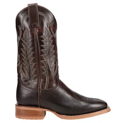 Pre-owned Justin Boots Lyle Square Toe Cowboy Mens Brown Casual Boots Cj2031
