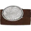 Justin Boy's  Champion Buck Belt In Brown In Brown
