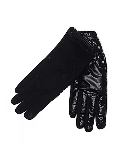 Pre-owned Justin Gregory Gloves In Black