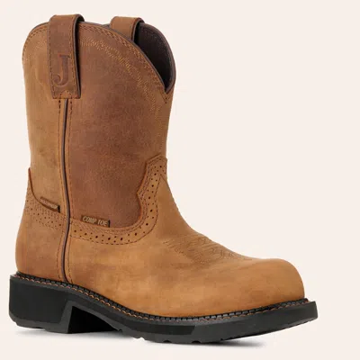 Justin Gypsy Women's Darby Brown Round Nano Composite Toe Work Boots