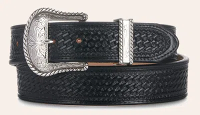 Justin Men's Black Bronco Western Belt