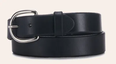 Justin Men's Classic Black Leather Western Belt