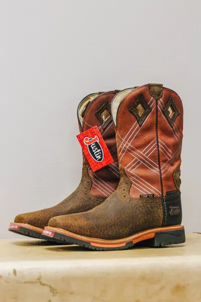 Justin Men's Dalhart Nano Comp Toe Work Boot In D/medium In Multi