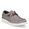 Justin Men Hazer Textile Slip On Shoes In Grey In Multi