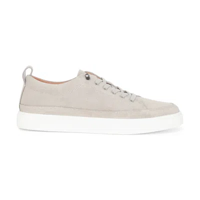 Justin Reess Trainers Suede Leather Lace Up Casual Shoes In Beige