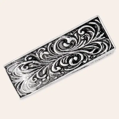 Justin Silver Filigree Money Clip