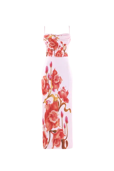 Justin Tong Enchanted Mangrove Gown In Multi Color