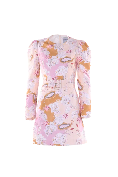 Justin Tong Hazel Mini Dress In Multi Color