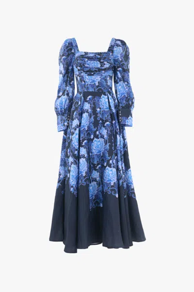 Justin Tong Hidden Lagoon Maxi Dress