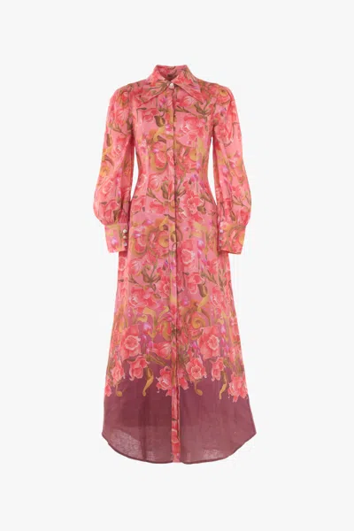 Justin Tong Willow Collared Maxi Dress