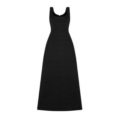 Justin Tong Women's Black Rebecca Dress