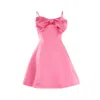 Justin Tong Women's Pink Denali Mini Dress In Pink