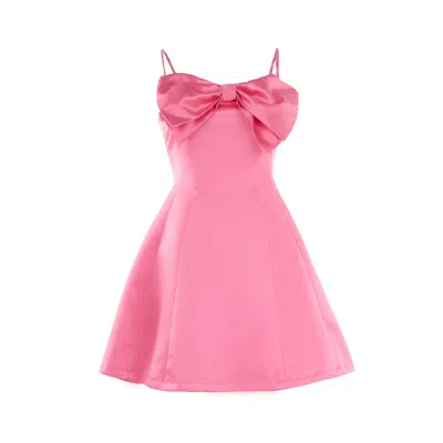 Justin Tong Women's Pink Denali Mini Dress