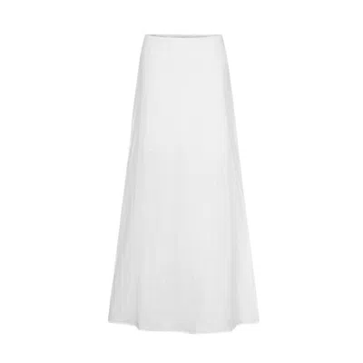 Justin Tong Women's White Ivory Skirt