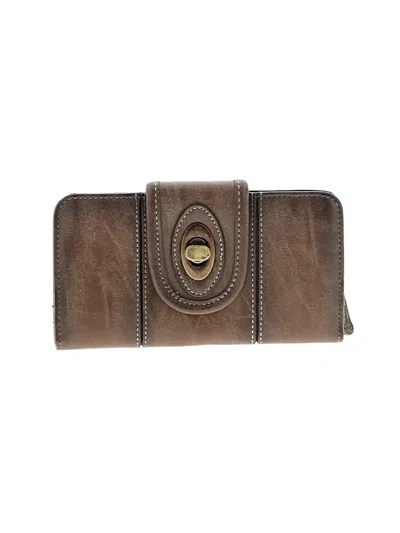 Pre-owned Justin Wallet In Brown