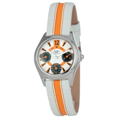 Justina Bicolor Leather Dress Women's Watch In Multi