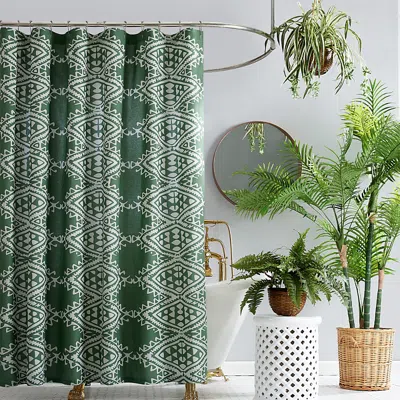Justina Blakeney Aisha Shower Curtain In Green