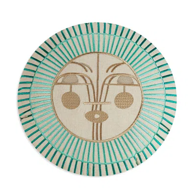 Justina Blakeney Ayo Sky Decorative Pillow In Green
