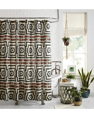 Justina Blakeney Hypnotic Shower Curtain In Black