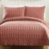 Justina Blakeney Kahelo Quilt Set, Full/queen In Red Brown