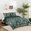 Justina Blakeney Phoenix Duvet Cover Set, Queen In Green