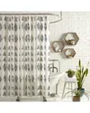 Justina Blakeney Prosperity Shower Curtain In White