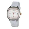 Justina Rubber Dress Watch In White